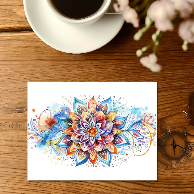 Rangoli Experiment Varje dag Vykort (Skapare uppladdad)