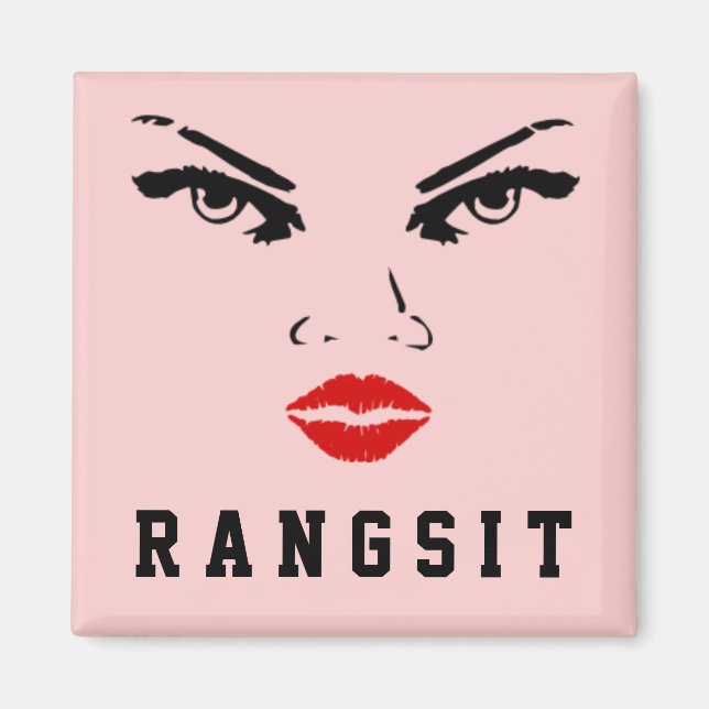 Rangsit, Thailand Woman Magnet (Framsidan)