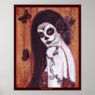 Ranita Day of the dead poster utskrift efter Renee