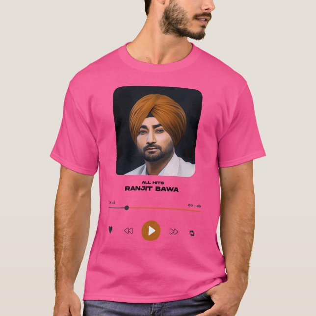 Ranjit Bawa T Shirt (Framsida)