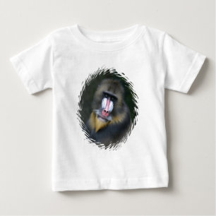Ranka för Baboonansiktespädbarn Tee Shirt