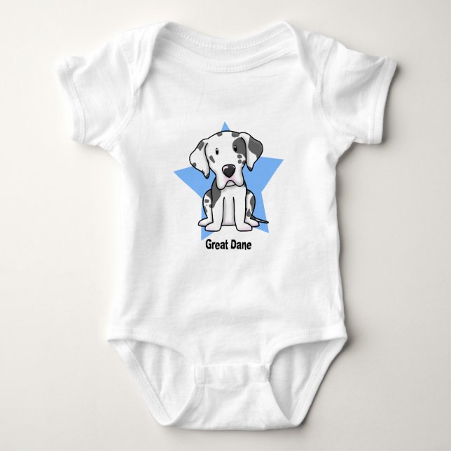 Ranka för baby för great dane för Kawaii Tee (Framsida)