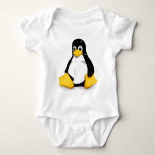 Ranka för baby för LinuxTux organisk Tee