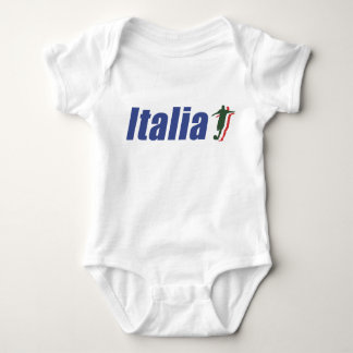 Ranka för Italia fotbollbaby T Shirt