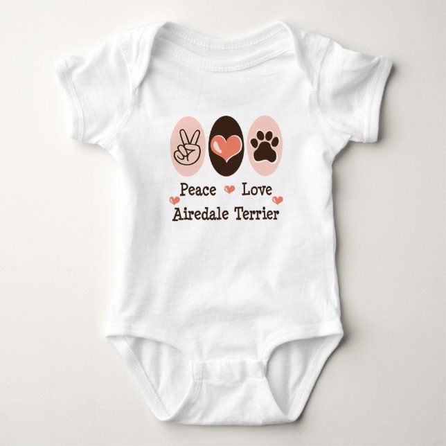 Ranka för spädbarn för Terrier för T-shirt (Framsida)