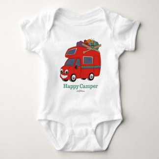 Ranka i ett stycke för lycklig campare t-shirt