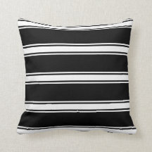 Ranka Nautical Black Dekorativ kudde