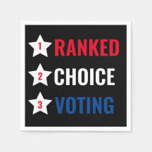 Rankad Choice Voting RCV party cocktail-blöjor