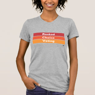 Rankade val Omröstning 3 rand T-Shirt