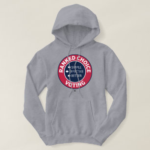 Rankat val Röstcirkulär försegling Hoodie