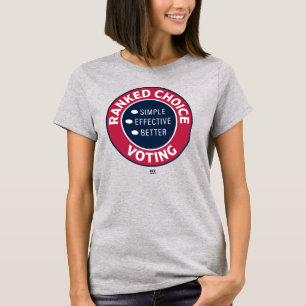 Rankat val Röstcirkulär försegling T Shirt