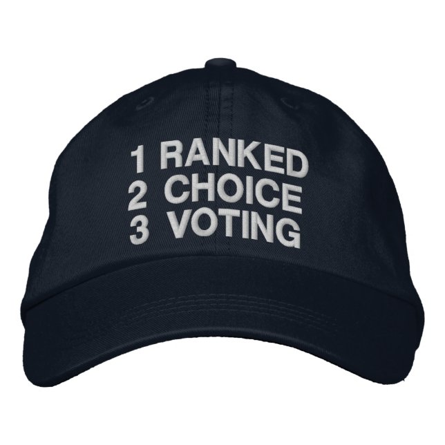 Ranked Choice Voting Broderad Keps (Framsida)