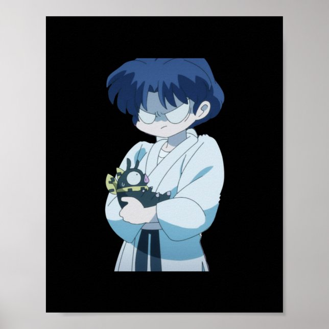 Ranma 12 Akane Tendo Sticker Poster (Framsidan)