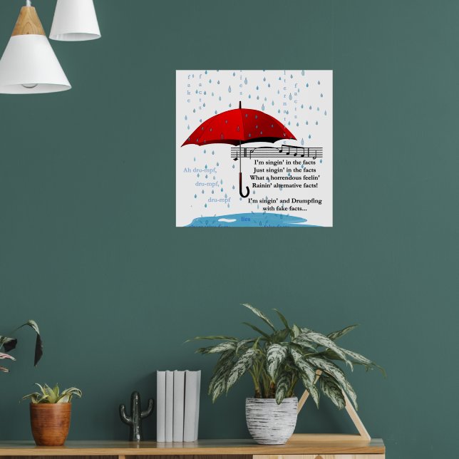 Rännar Alternativa Fakta Värde Affischpapper Poster (Vardagsrum 1)