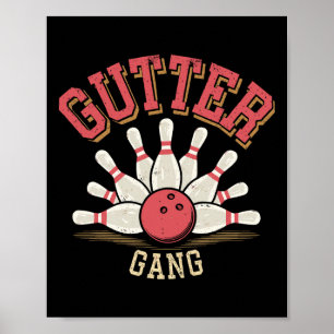 Rännstensgänget Bowling Poster