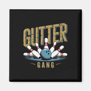 Rännstensgänget Bowling Rolig bowlare 1 Magnet