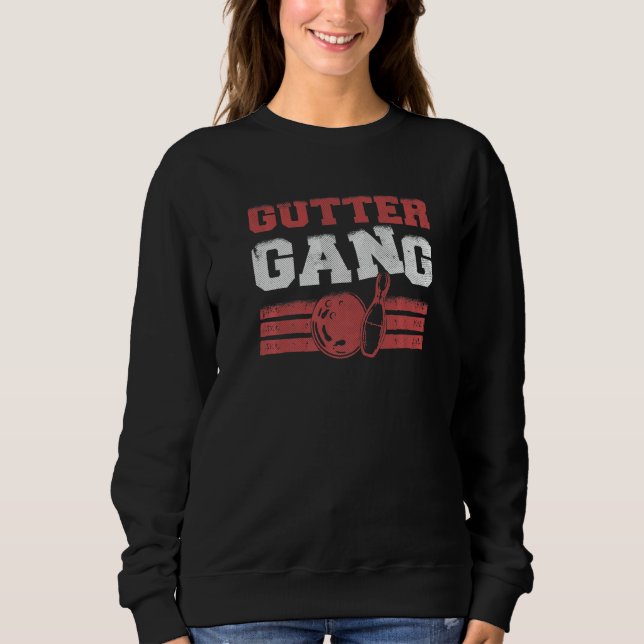 Rännstensgängets bowling   t shirt (Framsida)
