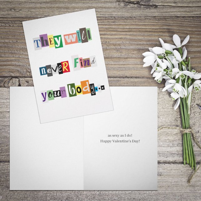 Ransom, de kommer aldrig att hitta din kropp Valen Kort (Skapare uppladdad)