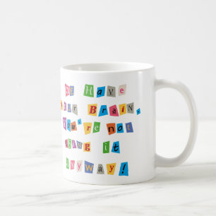 Ransom för hjärnan kaffe mugg