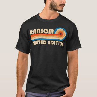 RANSOM Surname Retro Vintage 80s 90s Birthday Reun T Shirt