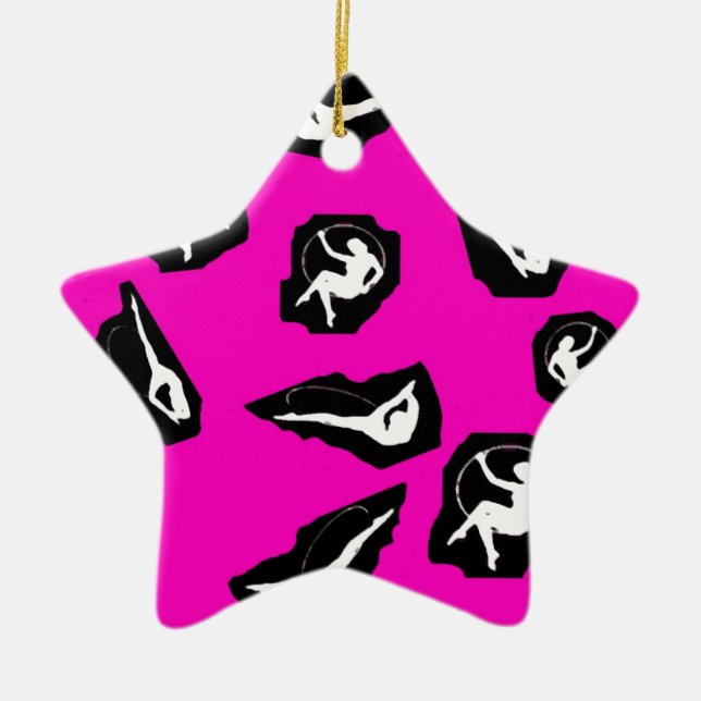 Ransomen noterar cirkusen julgransprydnad keramik (Framsidan)