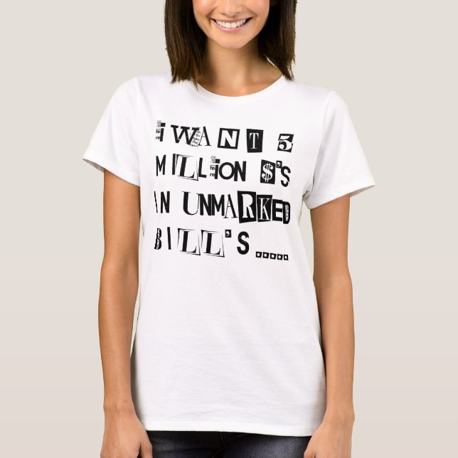 Ransomen noterar t-shirt (Framsida)