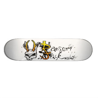 ransomjackvit stiger ombord old school skateboard bräda 18 cm