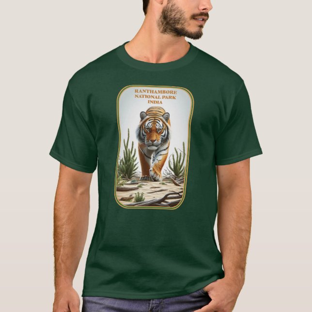 Ranthambore National Park India T Shirt (Framsida)