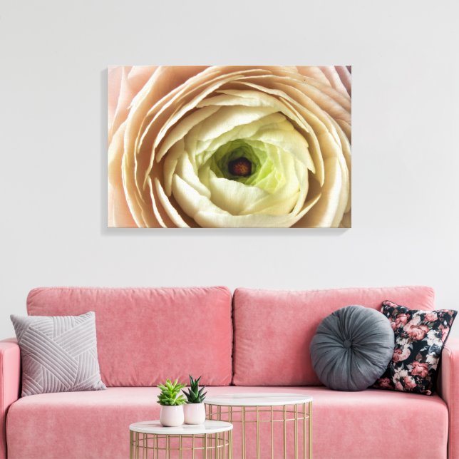 Ranunculus Flower Canvastryck (Insitu (Vardagsrum))