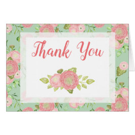 Ranunculus Mint Blommigt Vår - tackkort OBS Kort