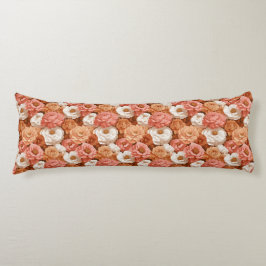 Ranunculus Natur Farmhouse Dekor Retro Dekorativ Kroppskudde