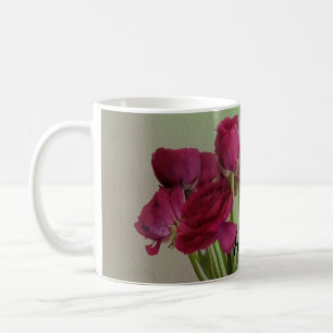 Ranunculus original Flower Photograph V2 för henne Kaffemugg