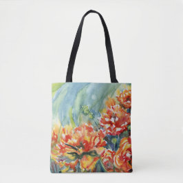 Ranunculus Shoulder Tote Tygkasse