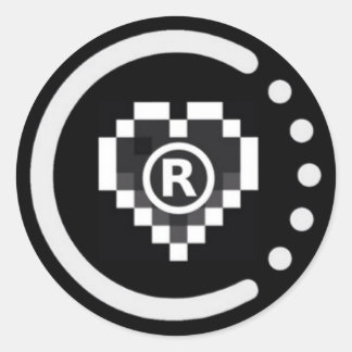 raoo401 Badge-märke Runt Klistermärke