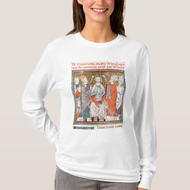 Raoul son av hertigen av Burgundy T Shirt (Framsida)