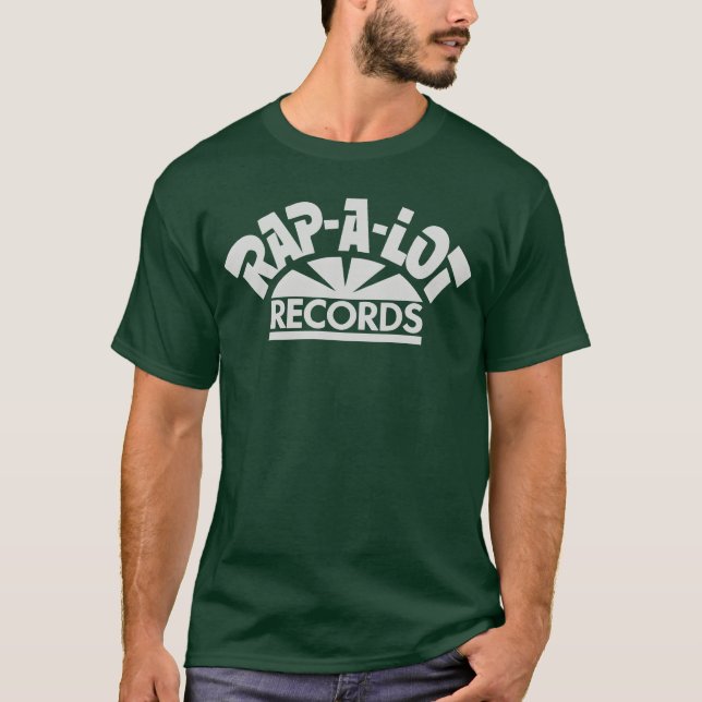 RAP A LOT Records Hip Hop-gåva T Shirt (Framsida)