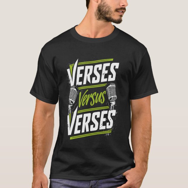 Rap Battles Freestyle Rap Competition Battle Rappe T Shirt (Framsida)
