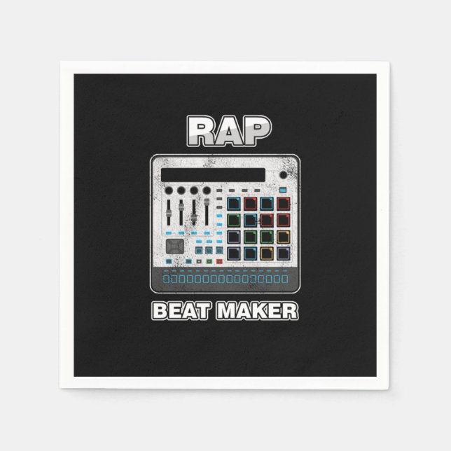Rap Beat Maker Pop Music Vocal Performer Hip Hop R Pappersservett (Framsidan)