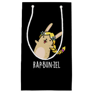 Rap-bun-zel Funny Bunny Pun Mörk BG