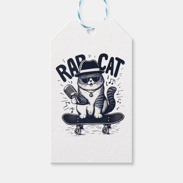Rap Cat Harmoni Presentetikett (Framsidan)