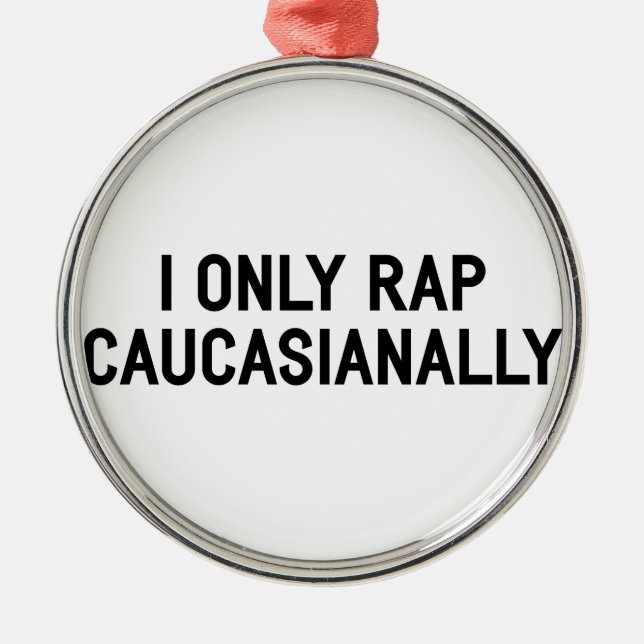 Rap Caucasianally Julgransprydnad Metall (Framsidan)