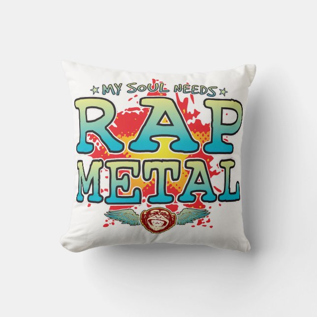 Rap Metall Soul Cushion Kudde (Framsida)