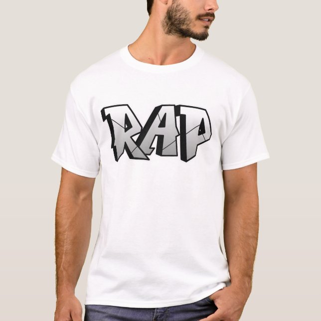 Rap Music Tshirt T Shirt (Framsida)