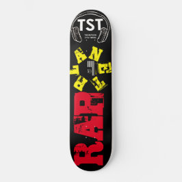 RAP PLANET Skateboard blir på svenska: RAP PLANET 