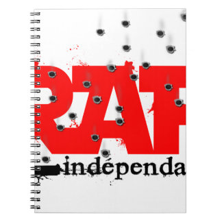 rap rafale. anteckningsbok
