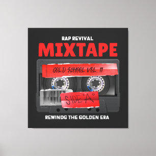 Rap Revival Golden Era Mixtape Canvastryck