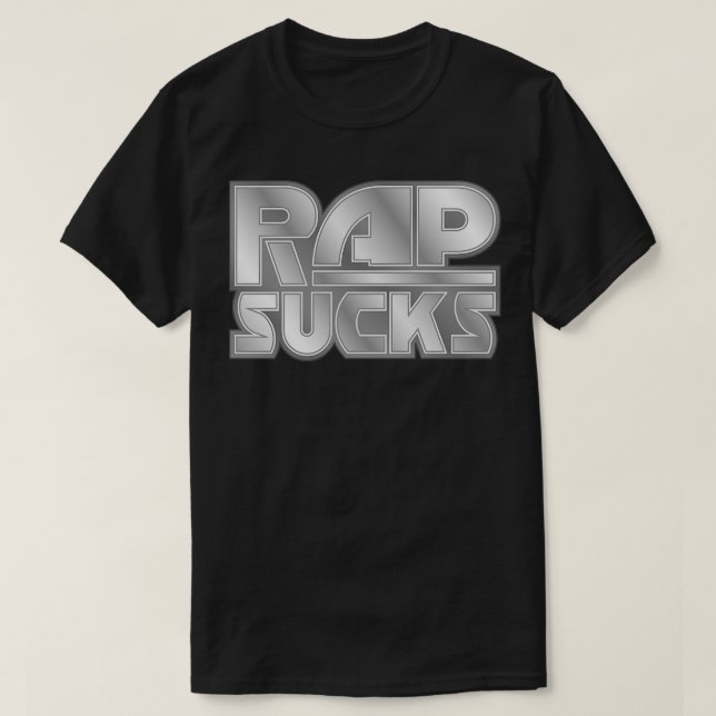 Rap Sucks T Shirt (Design framsida)