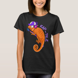 Rap tilrapportör Reptile Älskare Hip hop Music Her T Shirt