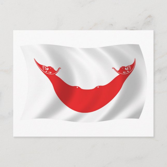 Rapa Nui Flagga-vykort Vykort (Framsida)