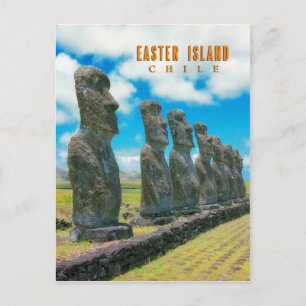 Rapa Nui, ön Påsk Vykort
